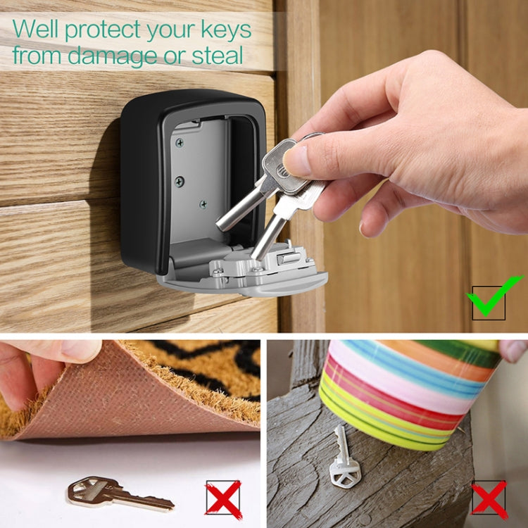 G9 4-digit Password Aluminum Alloy Key Storage Box G9 4-digit Password Aluminum Alloy Key Storage Box